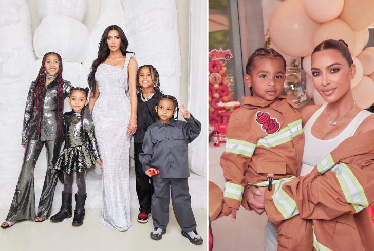 Kim Kardashian and Ye's Squad: North, Saint, Chicago, and Psalm